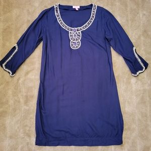 Lilly Pulitzer heavily beaded super easy dress